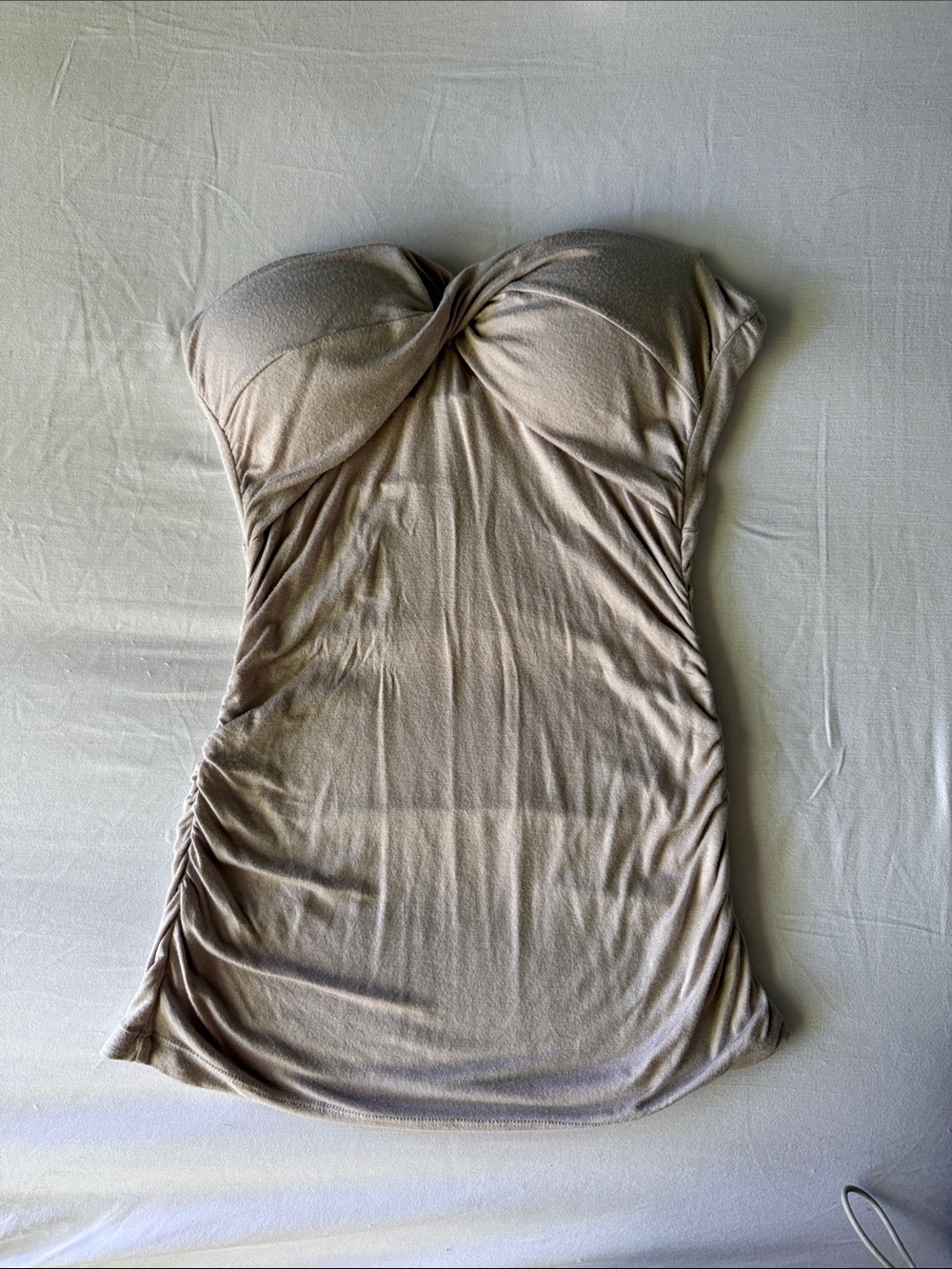Ruched Strapless Top